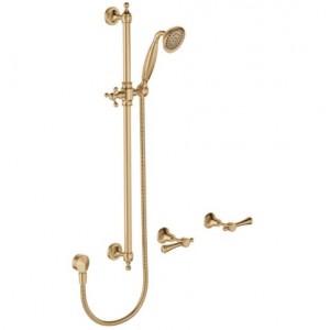 Lillian Lever Rail Shower Set, Urban Brass